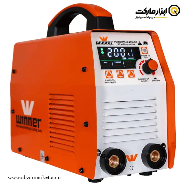 اینورتر جوشکاری وینر 200 آمپر مدل POWER 1510-200LCD با گارانتی نامحدود