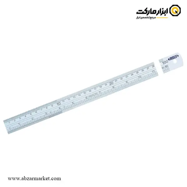 ست خط کش فلزی اینسایز 1000 میلی متر 5 عددی مدل 7110-1000A