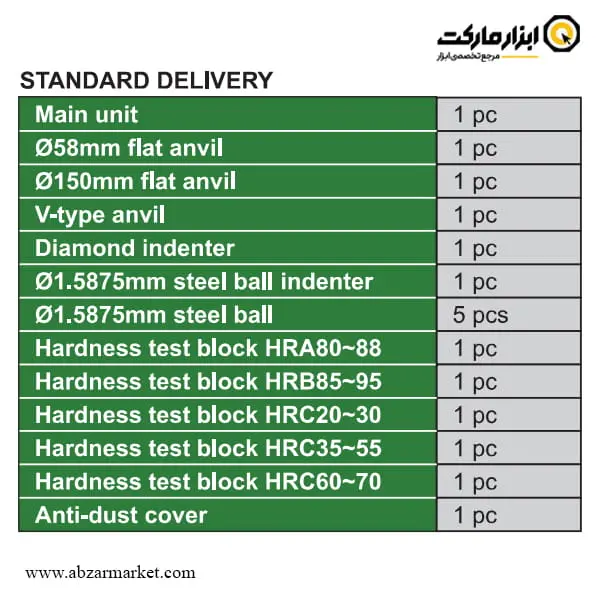 سختی سنج راکول اینسایز ساعتی (با گارانتی شرکتی) مدل HDT-RW160