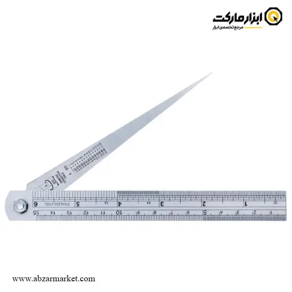 گپ سنج و خط کش فلزی اینسایز مدل 1-4829