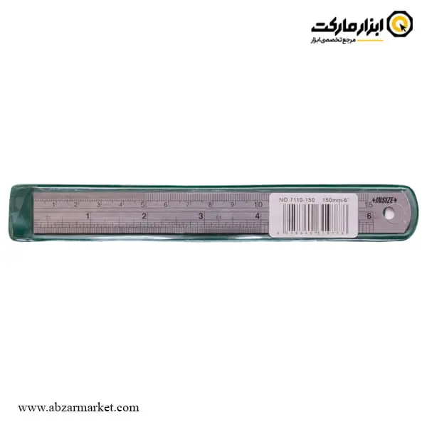 ست خط کش فلزی اینسایز 150 میلی متر 10 عددی مدل 7110-150A