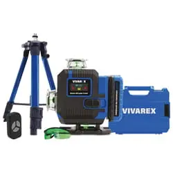 تراز لیزری ویوارکس 16 خط 360 درجه نور سبز ریموت دار با پایه مدل VR1604-L2
