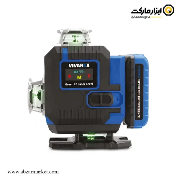 تراز لیزری ویوارکس 16 خط 360 درجه نور سبز ریموت دار با پایه مدل VR1604-L2