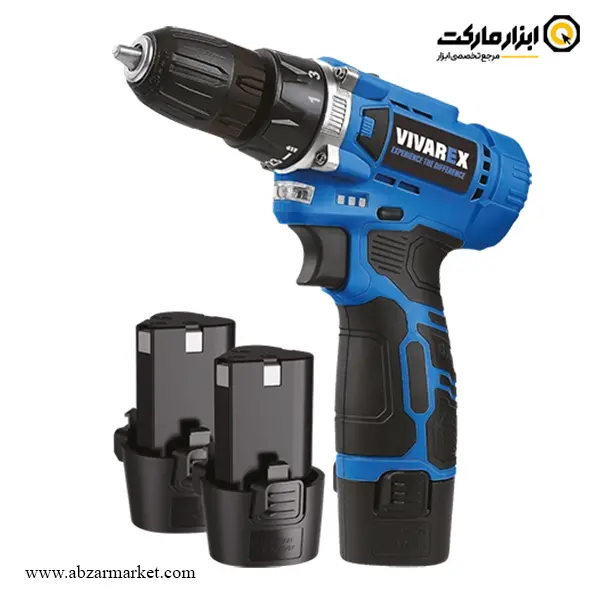 دریل شارژی چکشی ویوارکس لیتیوم 12 ولت مدل VR1215V-2B دریل شارژی چکشی ویوارکس لیتیوم 12 ولت مدل VR1215V-2B