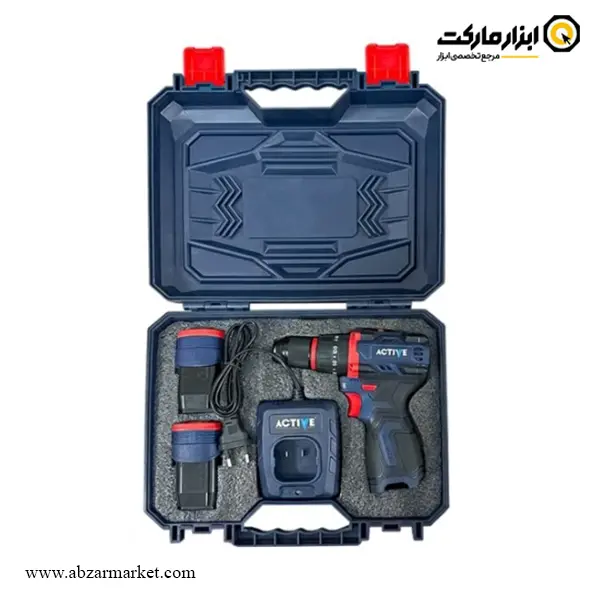 دریل شارژی چکشی اکتیو براشلس لیتیوم 16.8 ولت مدل AC-7816CH