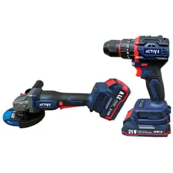 کیت دو دستگاه اکتیو دریل و مینی فرز شارژی براشلس مدل AC-7830CH