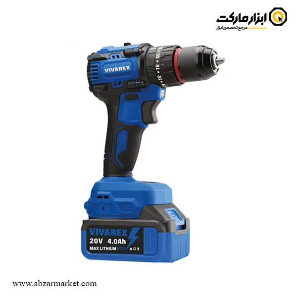 کیت دو دستگاه ویوارکس دریل چکشی و مینی فرز شارژی براشلس مدل VR2402-BCK