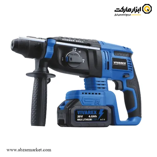 کیت سه دستگاه ویوارکس مینی فرز و دریل چکشی و بتن کن شارژی براشلس مدل VR2403-BCK