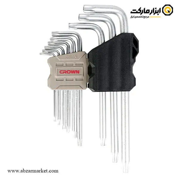 آچار آلن ستاره ای کرون کارتی بلند 9 عددی مدل CPHOK-TMBX09 آچار آلن ستاره ای کرون کارتی بلند 9 عددی مدل CPHOK-TMBX09