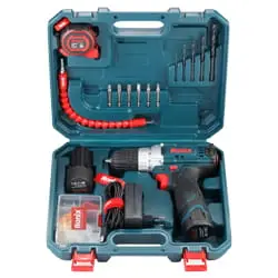 کیت دریل شارژی 12 ولت 19 پارچه رونیکس مدل RS-8613
