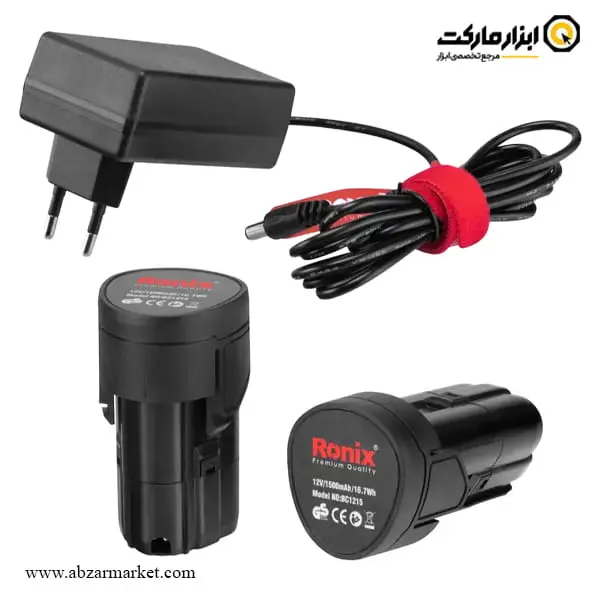 کیت دریل شارژی 12 ولت 19 پارچه رونیکس مدل RS-8613