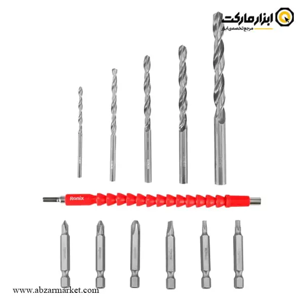 کیت دریل شارژی 12 ولت 19 پارچه رونیکس مدل RS-8613