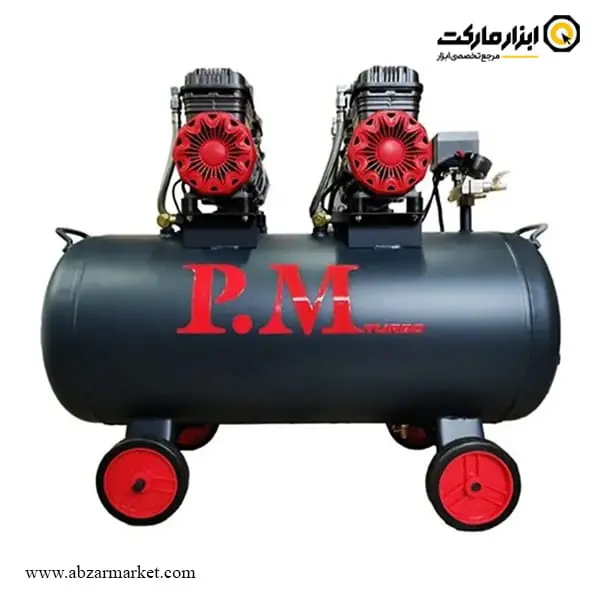 کمپرسور هوا سایلنت پی ام 100 لیتری مدل TM100 کمپرسور هوا سایلنت پی ام 100 لیتری مدل TM100