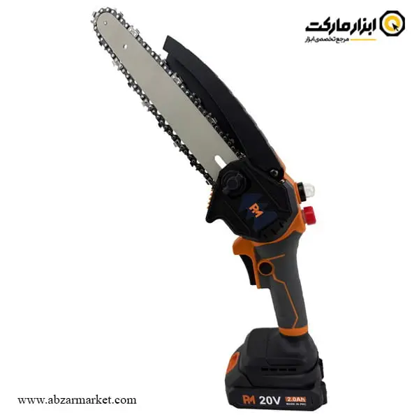 اره زنجیری شارژی PM براشلس 20 سانتی متر مدل DCS3 اره زنجیری شارژی PM براشلس 20 سانتی متر مدل DCS3