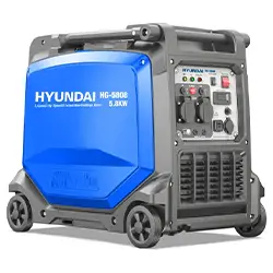 موتور برق اینورتر سایلنت هیوندای 5.7 کیلو وات ریموت دار مدل HG-5808