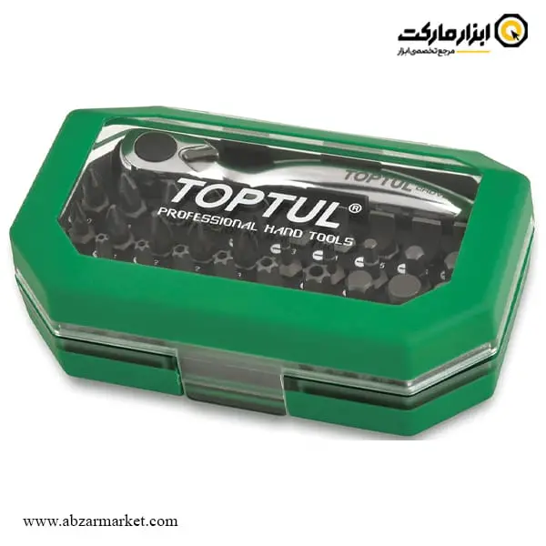 ست سر پیچ گوشتی تاپ تول 35 عددی مدل GACW3504