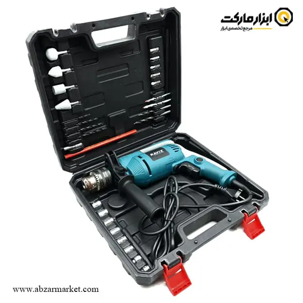 کیت دریل چکشی راویکس مدل RX-6617
