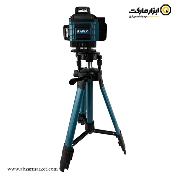 تراز لیزری راویکس 16 خط 360 درجه نور سبز ریموت دار با پایه مدل RX-16L