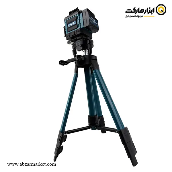 تراز لیزری راویکس 16 خط 360 درجه نور سبز ریموت دار با پایه مدل RX-16L