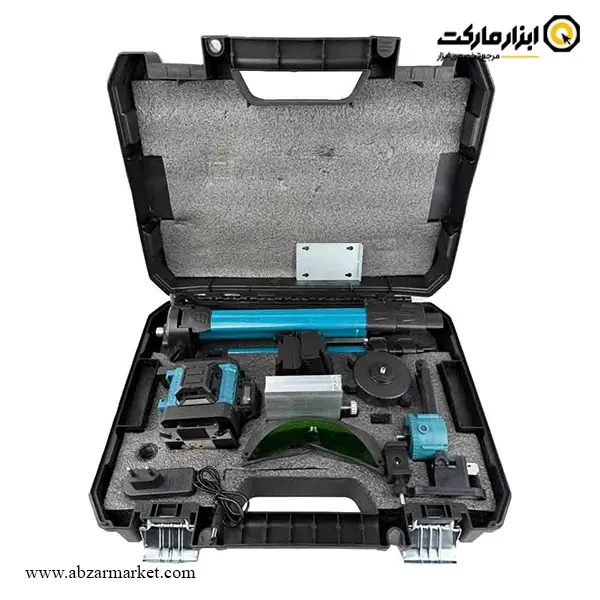 تراز لیزری راویکس 16 خط 360 درجه نور سبز ریموت دار با پایه مدل RX-16L