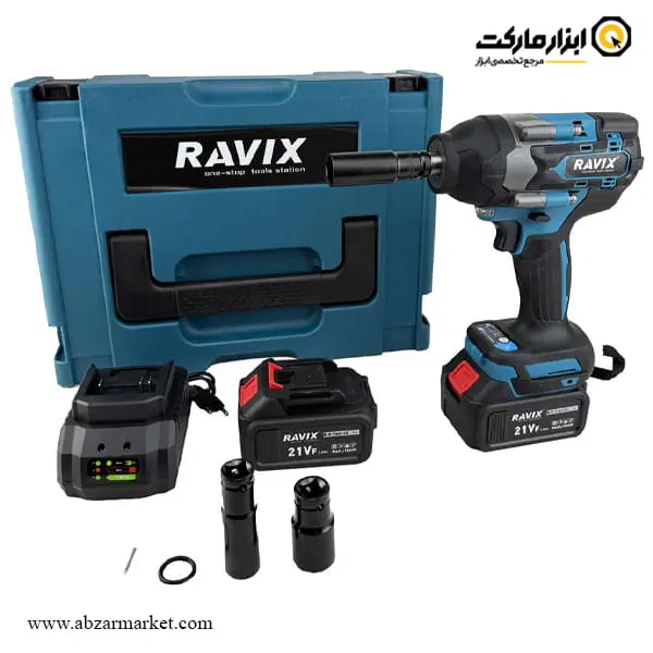 بکس شارژی راویکس 1/2 اینچ براشلس 21 ولت مدل RX-700