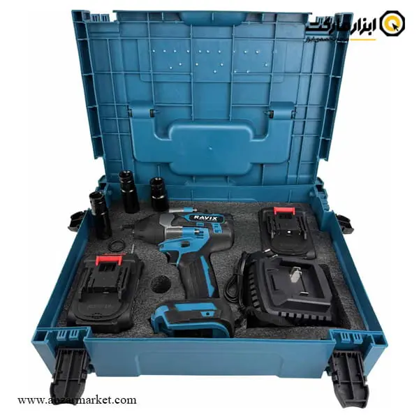 بکس شارژی راویکس 1/2 اینچ براشلس 21 ولت مدل RX-700