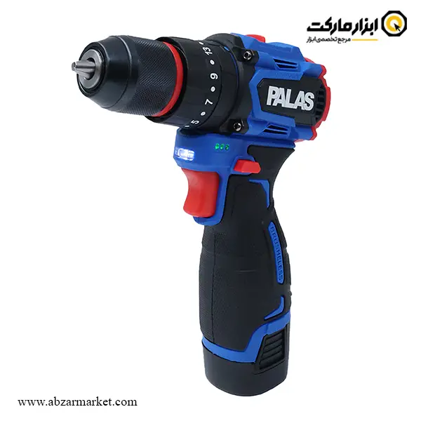 دریل شارژی چکشی پالاس براشلس 16 ولت 2 باتری مدل P2416