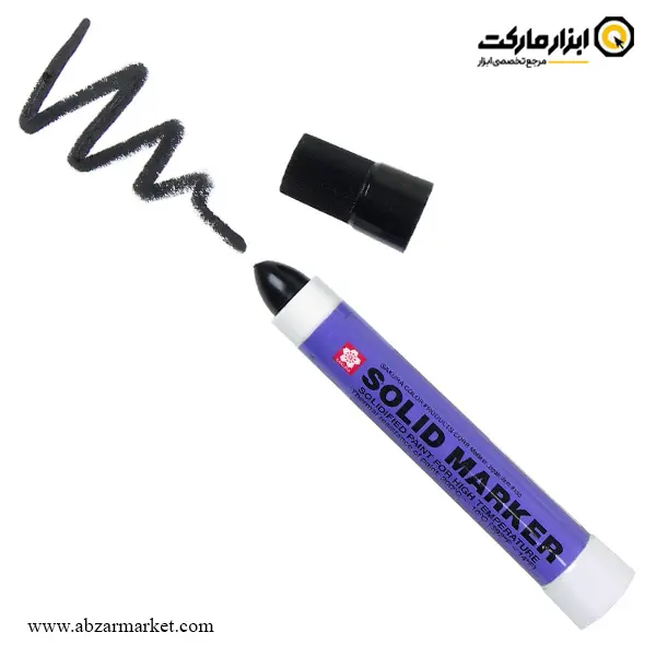 متال مارکر جامد مشکی ساکورا مدل XSC-49