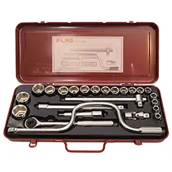 جعبه بکس فلگ 25 پارچه 1/2 اینچ مدل F-425M