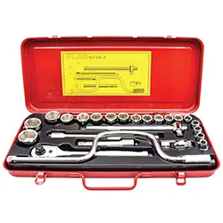 جعبه بکس فلگ 25 پارچه 1/2 اینچ مدل F-425M-D
