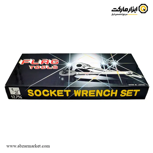 جعبه بکس فلگ 25 پارچه 1/2 اینچ مدل F-425M-D