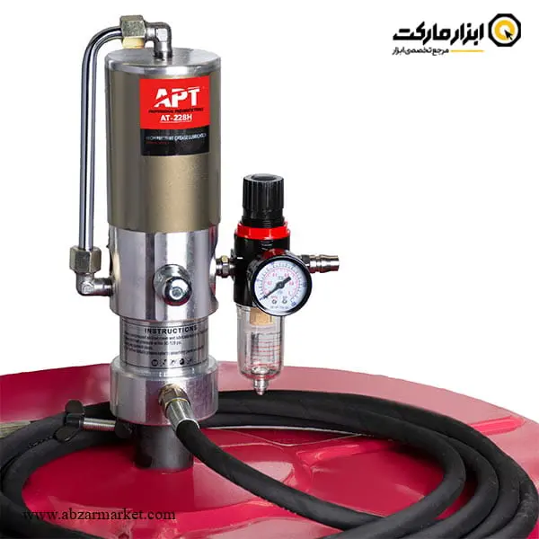 گریس پمپ بادی بشکه ای APT مدل AT-228H