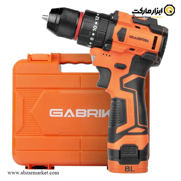 دریل شارژی چکشی گابریک براشلس 16 ولت 2 باتری مدل CDI1600