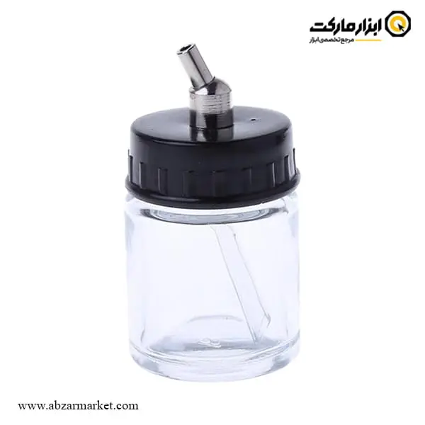 مخزن ایربراش APT شیشه ای مدل AT-02 مخزن ایربراش APT شیشه ای مدل AT-02