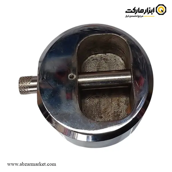 قفل گرد پشت بسته آرشا نقره ای