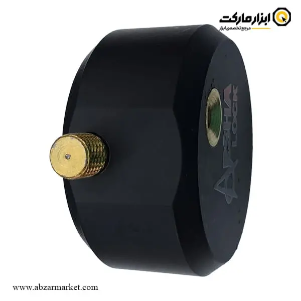 قفل گرد پشت بسته آرشا مشکی