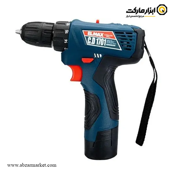 دریل شارژی المکس لیتیوم 12 ولت مدل C.D 1701