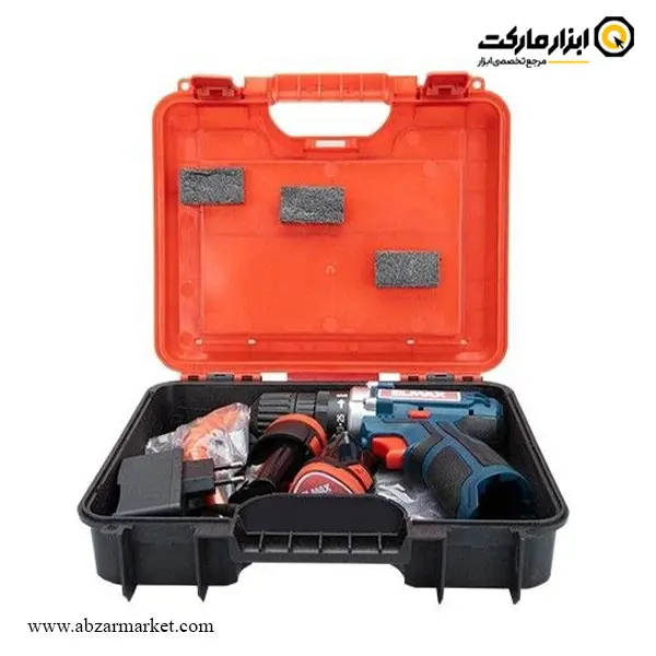 دریل شارژی المکس لیتیوم 12 ولت مدل C.D 1702
