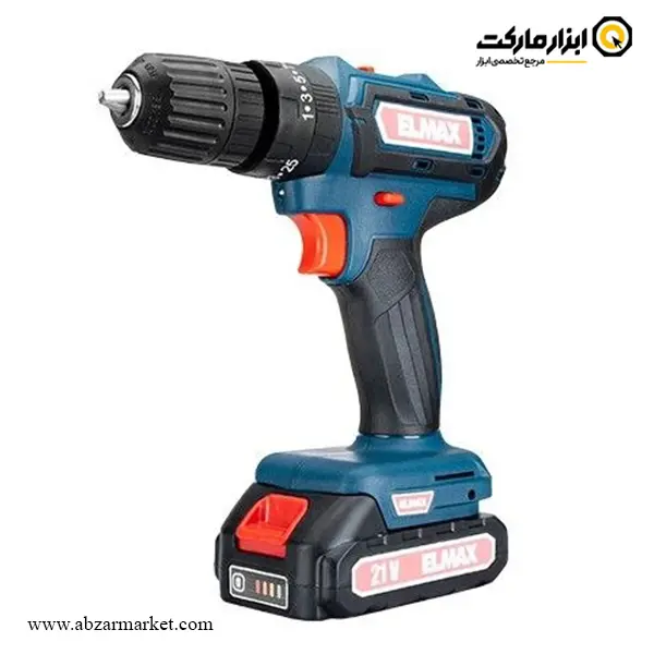 دریل شارژی چکشی المکس لیتیوم 21 ولت مدل C.D 1710
