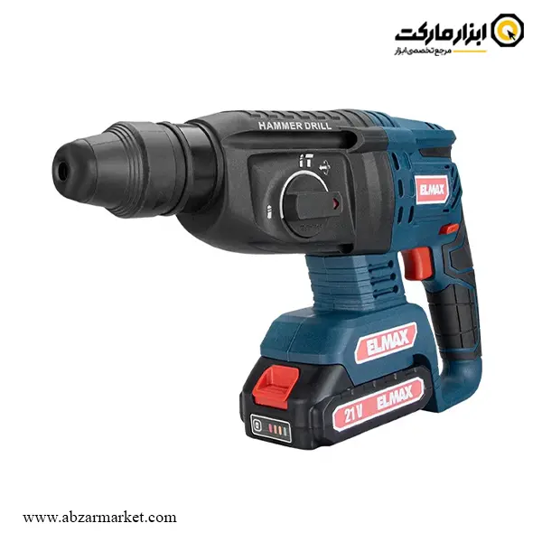 دریل بتن کن شارژی المکس 3 کیلویی 21 ولت 2 باتری مدل C.R 4501