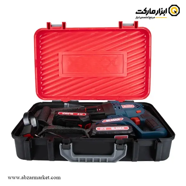 دریل بتن کن شارژی المکس 3 کیلویی 21 ولت 2 باتری مدل C.R 4501