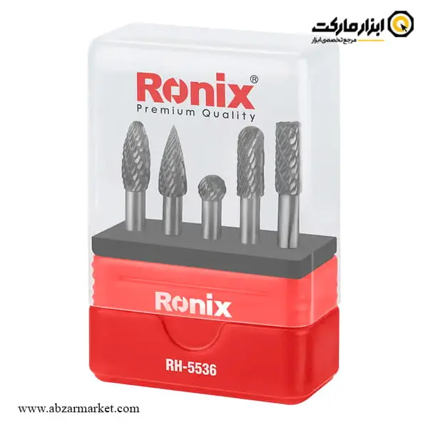 ست فرز فرم شیار دوبل رونیکس 5 عددی مدل RH-5536