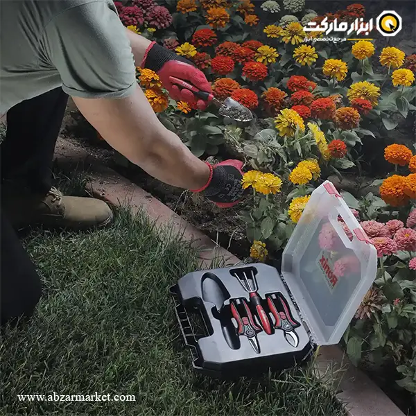 ست ابزار باغبانی رونیکس 4 عددی مدل RS-0011