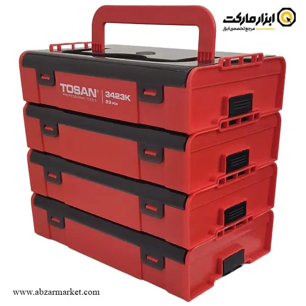 جعبه ابزار توسن با لوازم 23 عددی مدل 3423K