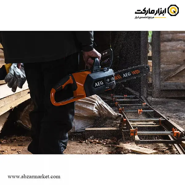 اره زنجیری شارژی AEG براشلس 30 سانتی‌ متر مدل ACS18B30-0 بدون باتری