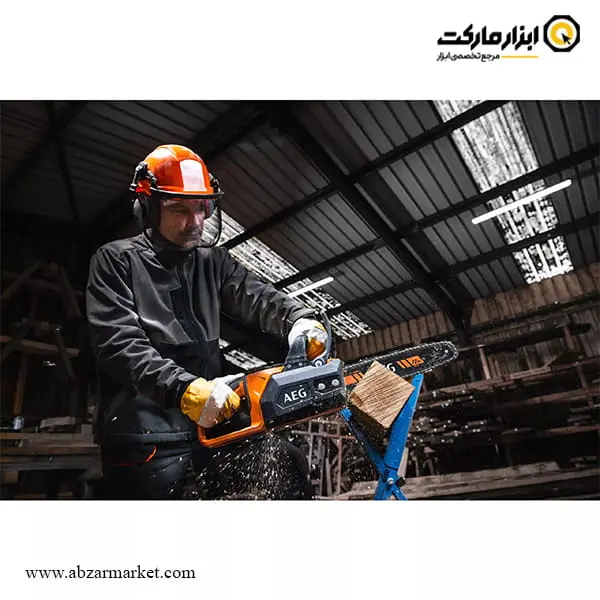 اره زنجیری شارژی AEG براشلس 30 سانتی‌ متر مدل ACS18B30-0 بدون باتری