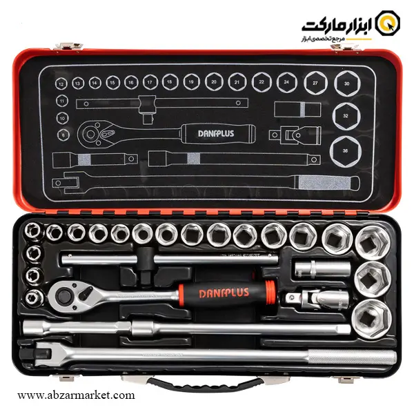 جعبه بکس داناپلاس 26 پارچه 12 پر 1/2 اینچ مدل D3940226