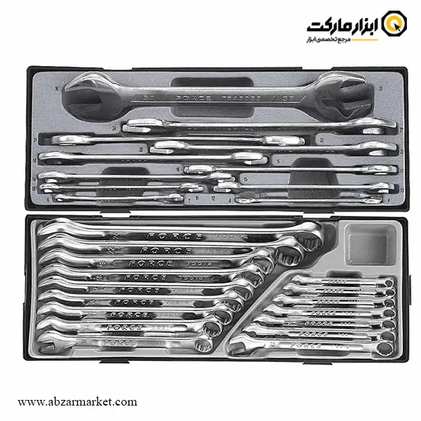 جعبه ابزار چرخ دار کشویی فورس 361 پارچه مدل F10217-361