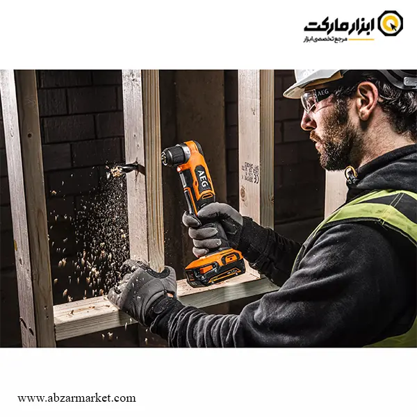 دریل شارژی سرکج AEG براشلس 18 ولت مدل BS18SRABL-0 بدون باتری