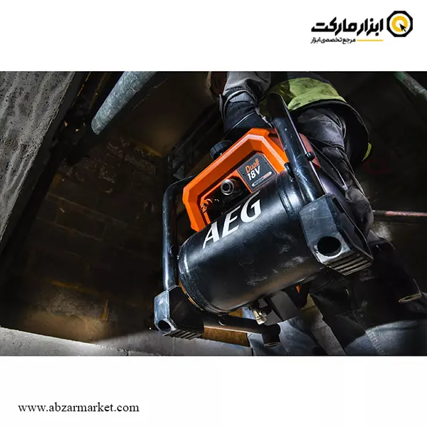 مینی کمپرسور شارژی AEG مدل BK18-38BL-0 بدون باتری